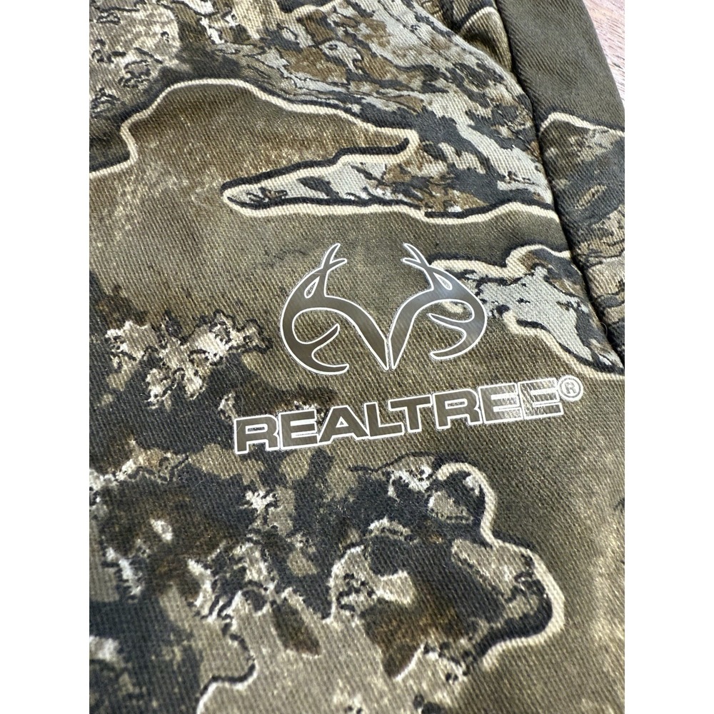 Realtree Escape Camp Cargo Pants Mens 2XL (44x32) Cargo Pockets Hunting Stretch - Picture 2 of 14